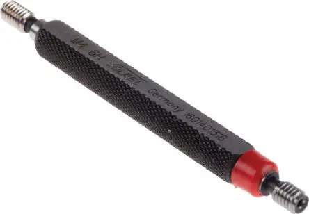 Produktfoto 1 von Völkel Stecker Gewindelehrdorn, M4 x 0.7, 0.7 mm, Gewindestopfen
