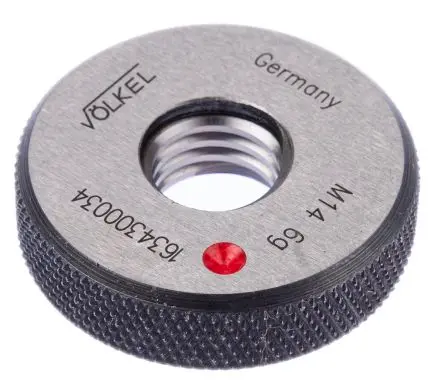 Produktfoto 1 von Völkel Ring Gewindelehrring, M14 x 2, 2 mm, Ring