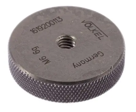 Produktfoto 1 von Völkel Ring Gewindelehrring, M6 x 1, 1 mm, Ring