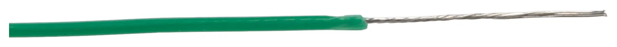 Produktfoto 1 von Alpha Wire Einzeladerleitung 0.06 mm², 30 AWG 30m Grün PTFE isoliert Ø 0.81mm 7/0,10 mm Litzen UL1213