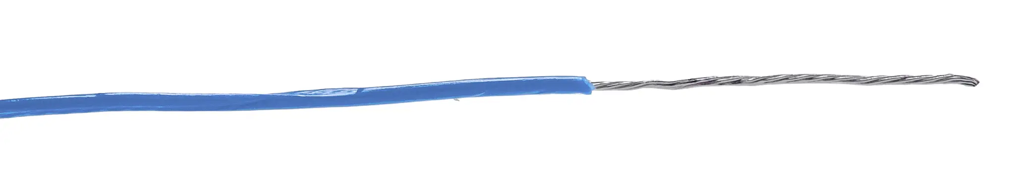 Produktfoto 1 von Alpha Wire Einzeladerleitung 0,05 mm², 30 AWG 30m Blau PTFE isoliert Ø 0.81mm 7/0,10 mm Litzen UL1213