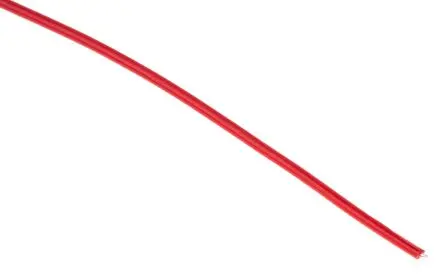 Produktfoto 1 von Alpha Wire Hookup Wire TEFLON Schaltdraht, 28 AWG 30 m Rot Ø 0.89 mm 7 Litzen Polytetrafluorethylen