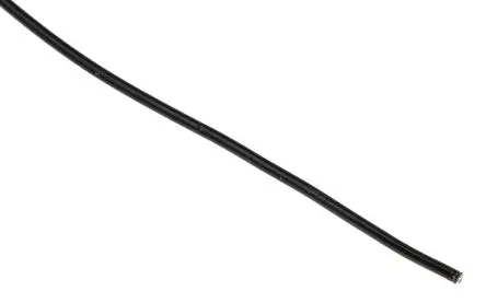 Produktfoto 1 von Alpha Wire Hookup Wire TEFLON Schaltdraht, 26 AWG 30 m Schwarz Ø 0.99 mm 7 Litzen Polytetrafluorethylen