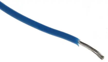 Alpha Wire Hookup Wire TEFLON Schaltdraht, 26 AWG 30 m Blau Ø 0.99 mm 7 Litzen Polytetrafluorethylen