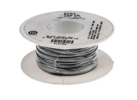 Produktfoto 1 von Alpha Wire 5852 PTFE-Schaltgeräteleitung, 28 AWG 30 m Grau Ø 0.89 mm 7 Litzen