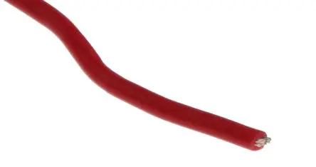 Produktfoto 1 von Alpha Wire Hookup Wire TEFLON Schaltdraht, 24 AWG 30 m Rot Ø 1.12 mm 7 Litzen Polytetrafluorethylen