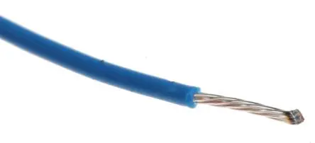 Produktfoto 1 von Alpha Wire Hookup Wire TEFLON Schaltdraht, 24 AWG 30 m Blau Ø 1.12 mm 7 Litzen Polytetrafluorethylen