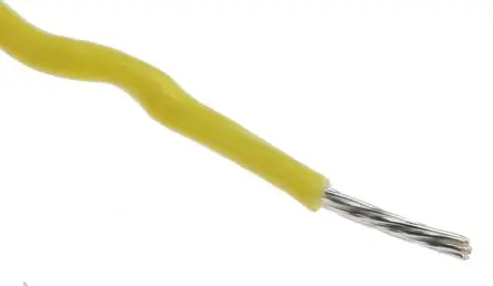 Produktfoto 1 von Alpha Wire Hookup Wire TEFLON Schaltdraht, 22 AWG 30 m Schwarz, Blau, Braun, Orange, Rosa, Rot, Violett, Weiß, Gelb,