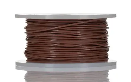 Produktfoto 1 von Alpha Wire Hookup Wire TEFLON PTFE-Schaltgeräteleitung, 22 AWG 30 m Braun Ø 1.27 mm 7 Litzen Polytetrafluorethylen