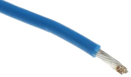 Produktfoto 1 von Alpha Wire Hookup Wire TEFLON Schaltdraht, 20 AWG 30 m Blau Ø 1.47 mm 19 Litzen Polytetrafluorethylen