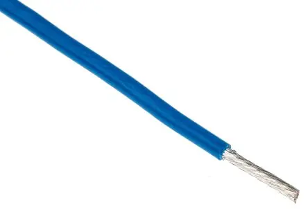 Produktfoto 1 von Alpha Wire Hookup Wire TEFLON Schaltdraht, 18 AWG 30 m Blau Ø 1.75 mm 19 Litzen Polytetrafluorethylen