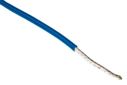 Produktfoto 1 von Alpha Wire Hookup Wire TEFLON Schaltdraht, 16 AWG 30 m Blau Ø 2.03 mm 19 Litzen Polytetrafluorethylen