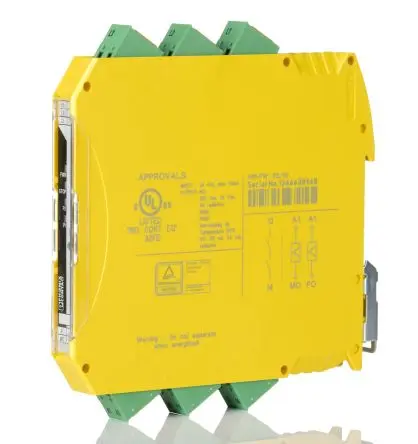 Produktfoto 1 von Phoenix Contact PSR-mm²5 Sicherheitsrelais 24V dc, 1 Sicherheitskontakte, Manuell EN ISO 9241-5 SIL IEC 61508