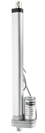 Produktfoto 1 von RS PRO 300 mm LD3 24V dc Elektrischer Linearantrieb, 500N Last 14.6mm/s, IP54
