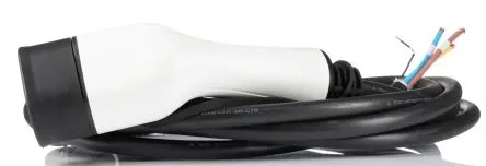 Produktfoto 1 von RS PRO EV-Ladekabel, 3-phasig, 16A Nennstrom, 5 m, Abgeschlossen, 250V ac, IP54, 5-adrig