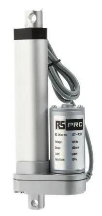 Produktfoto 1 von RS PRO 100 mm LD3 12V dc Elektrischer Linearantrieb, 500N Last 14.6mm/s, IP54