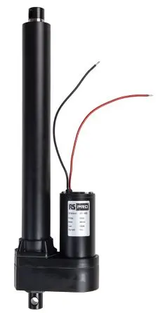 Produktfoto 1 von RS PRO 305 mm ID10 24V dc Elektrischer Linearantrieb, 2500N Last 67.1mm/s, IP54