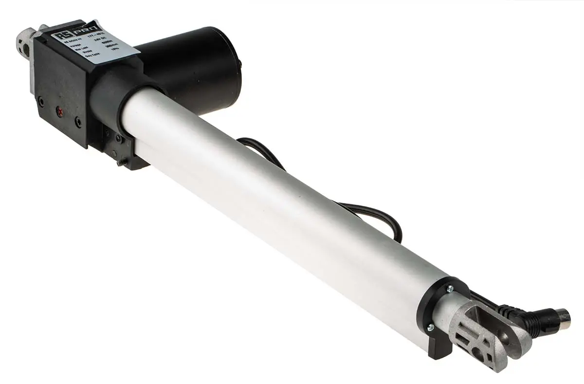Produktfoto 1 von RS PRO Elektrischer Linearantrieb 24V dc 300mm Hub, 4.2mm/s, 4000N Last, IP42