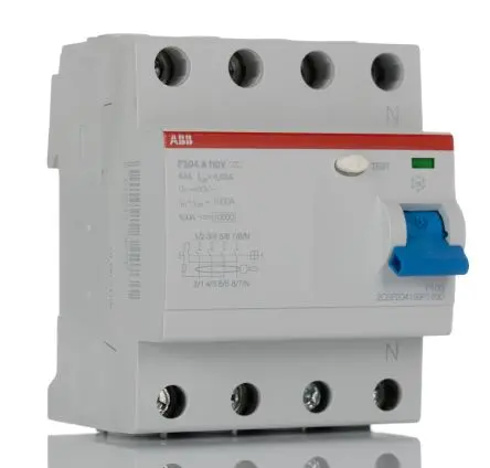 Produktfoto 1 von ABB F200 FI-Schutzschalter, 4-polig, 63A, 30 mA Typ A F200 CE