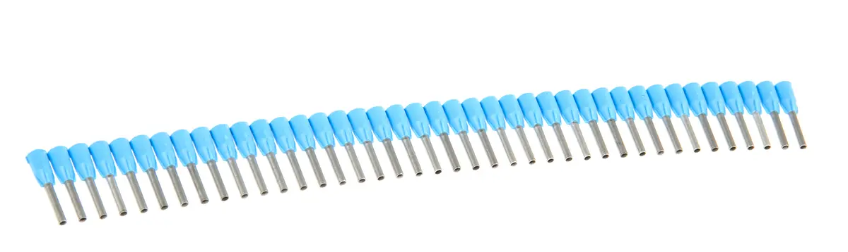 Produktfoto 1 von Legrand Starfix Aderendhülsen-Crimp, Stift ø 1.5 mm, Blau, Polyamid, 8 mm, 14.5 mm, Isoliert