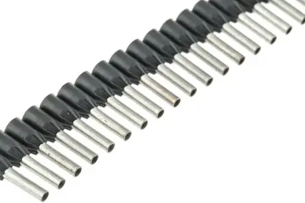 Produktfoto 1 von Legrand Starfix Aderendhülsen-Crimp, Stift ø 2 mm, Schwarz, Polyamid, 8 mm, 14.5mm, Isoliert