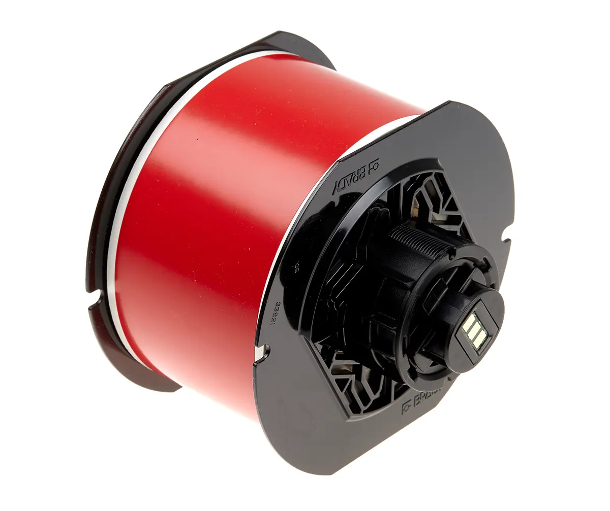 Produktfoto 1 von Brady Etikette auf Rolle B. 57 mm für BBP30, BBP31, BBP33, BBP35, BBP37, i3300, i5300, S3000, S3100, S3700 1 Roll auf