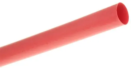 Produktfoto 1 von TE Connectivity RNF-3000 Wärmeschrumpfschlauch, Polyolefin Rot, Ø 9 mm Schrumpfrate 3:1, Länge 1.2m