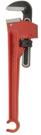 Produktfoto 1 von Ega-Master VDE 1000V zugelassen Schraubenschlüssel Rohrzange Nicht parkend, Metall Griff, Backenweite 25.4 mm, / Länge