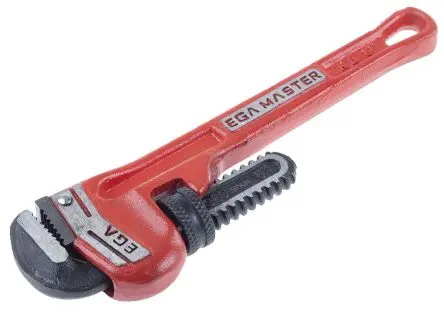 Ega-Master VDE 1000V zugelassen Schraubenschlüssel Rohrzange Nicht parkend, Metall Griff, Backenweite 25.4 mm, / Länge
