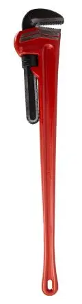 Ega-Master VDE 1000V zugelassen Schraubenschlüssel Rohrzange Nicht parkend, Metall Griff, Backenweite 152.4 mm, / Länge