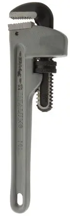 Ega-Master VDE 1000V zugelassen Schraubenschlüssel Rohrzange Nicht parkend, Metall Griff, Backenweite 25.4 mm, / Länge