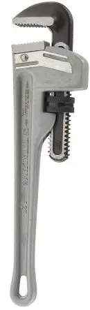 Ega-Master VDE 1000V zugelassen Schraubenschlüssel Rohrzange Nicht parkend, Metall Griff, Backenweite 50.8 mm, / Länge