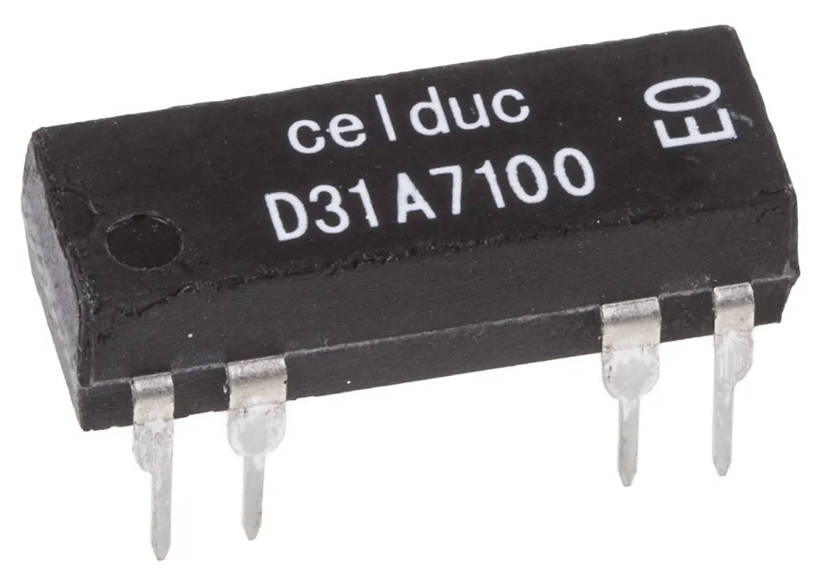 Produktfoto 1 von Celduc Reedrelais, 24 V dc, SPST, 0.5 A 2150 Ω, 100 V ac / 100 V dc 10 W