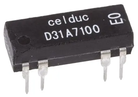 Produktfoto 1 von Celduc Reedrelais, 24V dc, SPST, 0.5A 2150 Ω, 100V ac / 100V dc 10 W