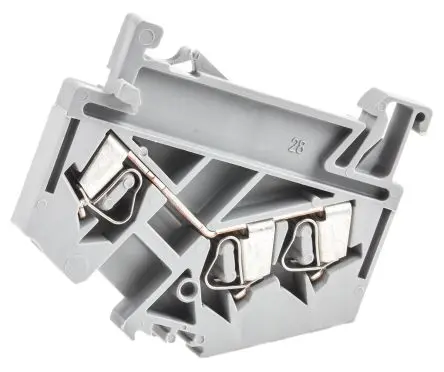 Produktfoto 1 von WAGO 280 Anschlussklemmenblock für Durchkontaktierung 1 Grau, 2.5mm², 600V Zugfederklemme