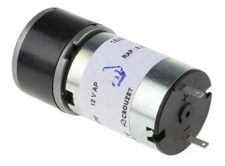Produktfoto 1 von Crouzet Bürsten-Getriebemotor bis 50 Ncm, 12 V dc / 3 W, , Wellen-Ø 5mm, 35.4mm x 68.1mm