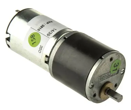 Produktfoto 1 von Crouzet 82 862 Bürsten-Getriebemotor DC-Getriebemotor bis 50 Ncm, 12V / 3 W, 1.5U/min, Wellen-Ø 5 mm, 35.4mm x 68.1 mm x