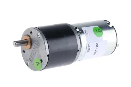 Produktfoto 1 von Crouzet 82 862 Bürsten-Getriebemotor DC-Getriebemotor bis 50 Ncm, 24V / 3 W, 4.6U/min, Wellen-Ø 5 mm, 35.4mm x 68.1 mm x