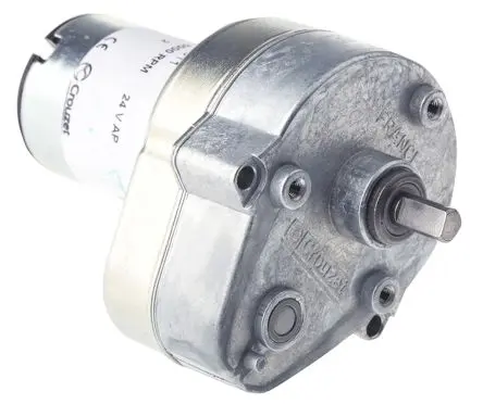 Produktfoto 1 von Crouzet 82 869 Bürsten-Getriebemotor DC-Getriebemotor bis 2 Nm, 24V dc / 3 W, 108U/min, Wellen-Ø 6 mm, 54.2mm x 79.6 mm
