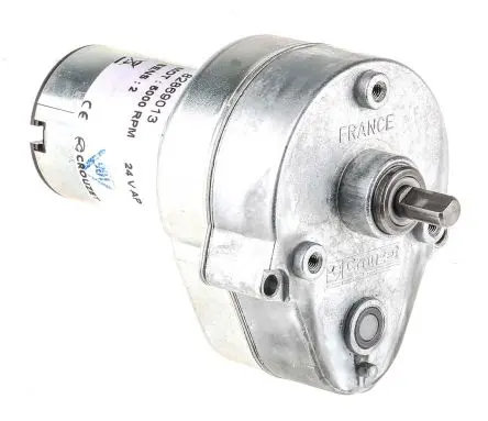 Produktfoto 1 von Crouzet 82 869 Bürsten-Getriebemotor DC-Getriebemotor bis 2 Nm 160I, 24V dc / 3 W, 27U/min, Wellen-Ø 6 mm, 54.2mm x 79.6