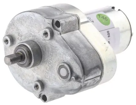 Produktfoto 1 von Crouzet Bürsten-Getriebemotor bis 2 Nm, 24 V dc / 3 W, , Wellen-Ø 6mm, 54.2mm x 79.6mm