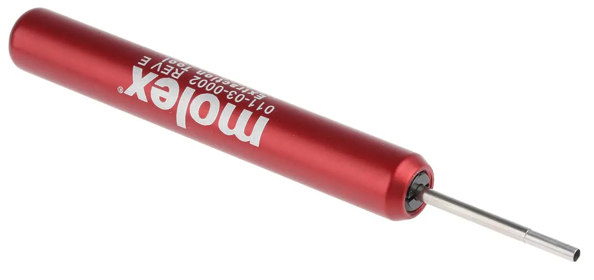 Produktfoto 1 von Molex T0201 Crimp-Ausziehwerkzeug, Crimpbefestigung, Ausziehwerkzeug für Größe  24/18 AWG