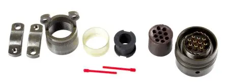 Produktfoto 1 von Amphenol Socapex, 451 Nickellegierung MIL-Spec Rundsteckverbinder Gerade, 10-polig, Kabel, Gehäuse 12 Stecker,
