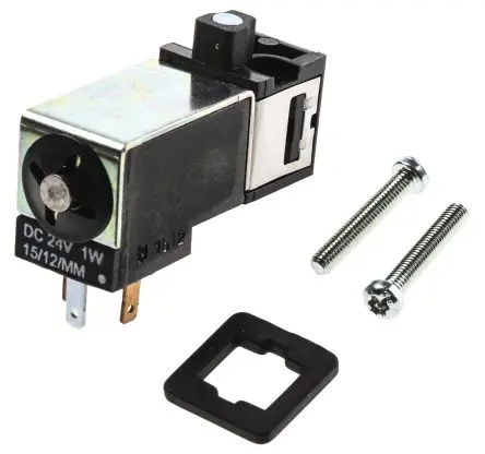 Produktfoto 1 von Crouzet 3/2 3/2 Pneumatisches Magnetventil 24V dc