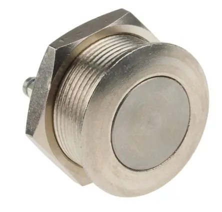 Produktfoto 1 von APEM AV Druckschalter Tastend Panel Ø 22.2 mm, SPST / 2A 48 V dc 250 V ac, IP65, IP67, IP69K