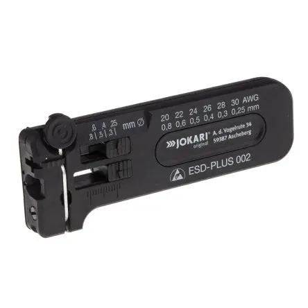 Produktfoto 1 von Jokari ESD-PLUS Abisolierer, Ethernet 0.25 to 0.8 mm, 0.8mm