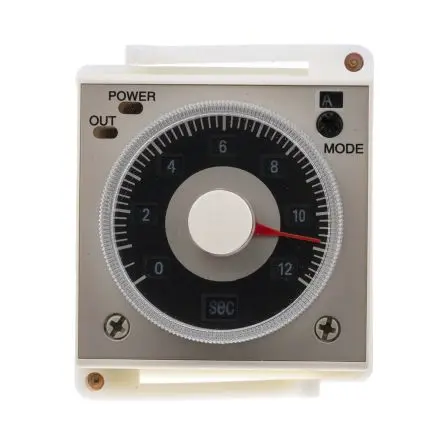 Produktfoto 1 von RS PRO TCR Zeitrelais, Panel 100 to 125 V dc 220V ac, 0.1 s to 300 h, 2 Kont. Multifunktion, 2-poliger Umschalter