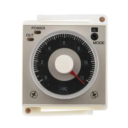 Produktfoto 1 von RS PRO TCR Zeitrelais, Panel 100 to 125 V dc 24V ac, 0.1 s to 300 h, 2 Kont. Multifunktion, 2-poliger Umschalter