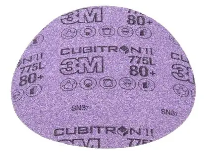 Produktfoto 1 von 3M Cubitron II Keramik Schleifscheibe Ø 150 mm, Korngröße P80 Fein 50 pro Paket