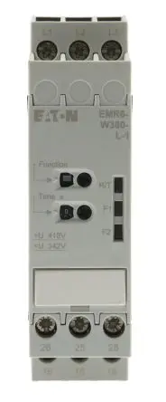 Produktfoto 1 von Eaton EMR6 Überwachungsrelais, Wechsler DIN-Hutschiene